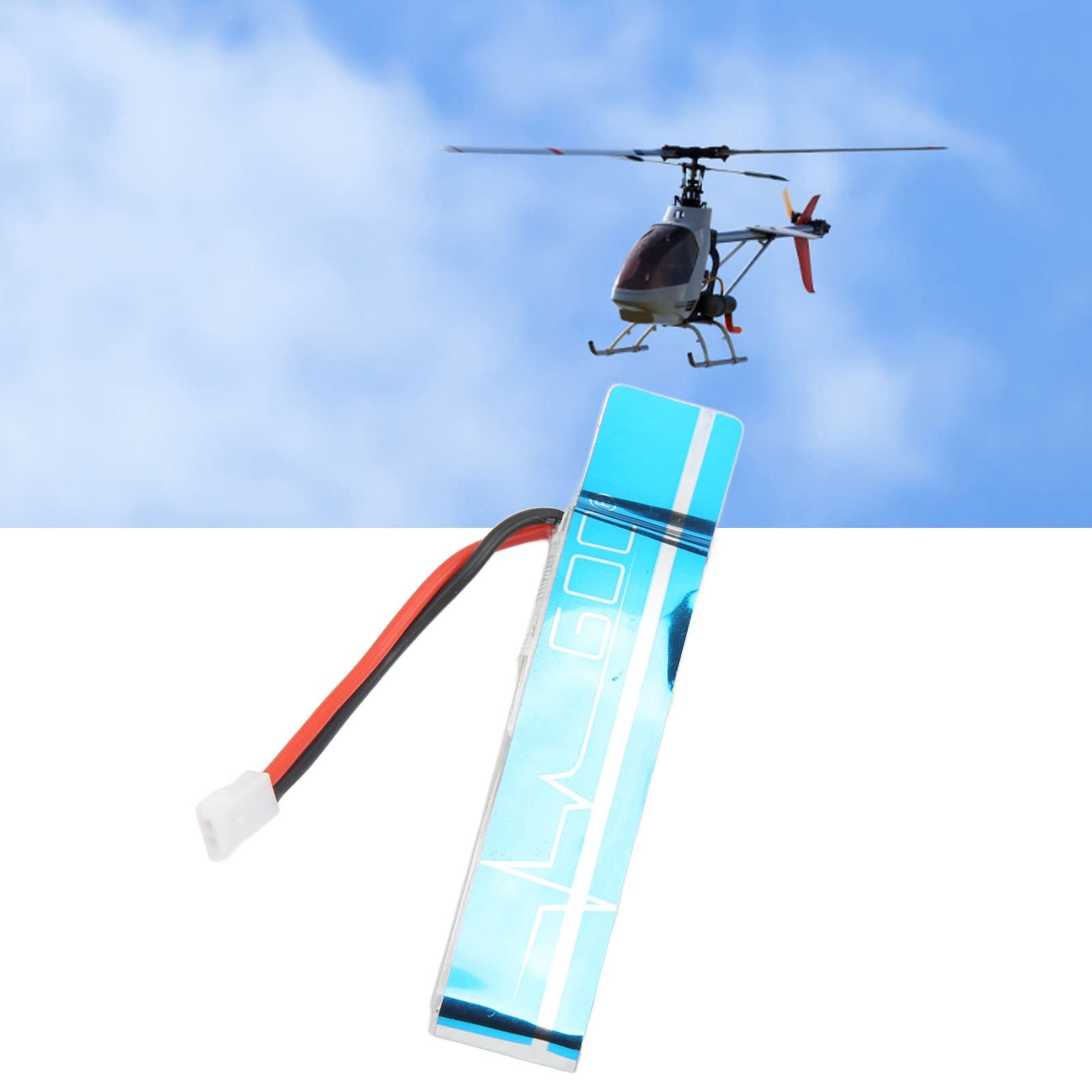 Bnineteenteam 4 Batterie Lipo 3,7V 520mAh Per Elicotteri RC WLtoys V977 XK K110 Con Caricabatterie