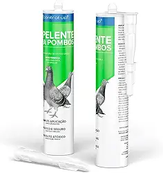 Kit 3 Gel Repelente Pombos Morcegos Control Up Atóxico 240g Cartucho