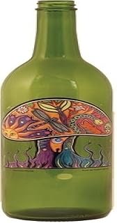 Smoking Bottle MushroOhm Incense Burner [Green - 11.5" T] - ID#68915