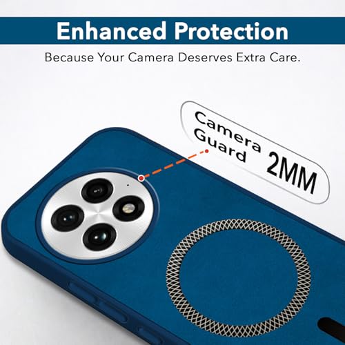 Image of Jkobi Leather Finish Back Cover Case for OnePlus 13 (MagSafe Compatible Wireless Charging | Soft Touch | Camera Bump Protection)