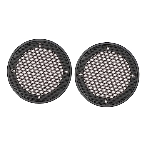 Homoyoyo 2個車用スピーカー網カバー 低音スピーカー保護ネット 対応 シン