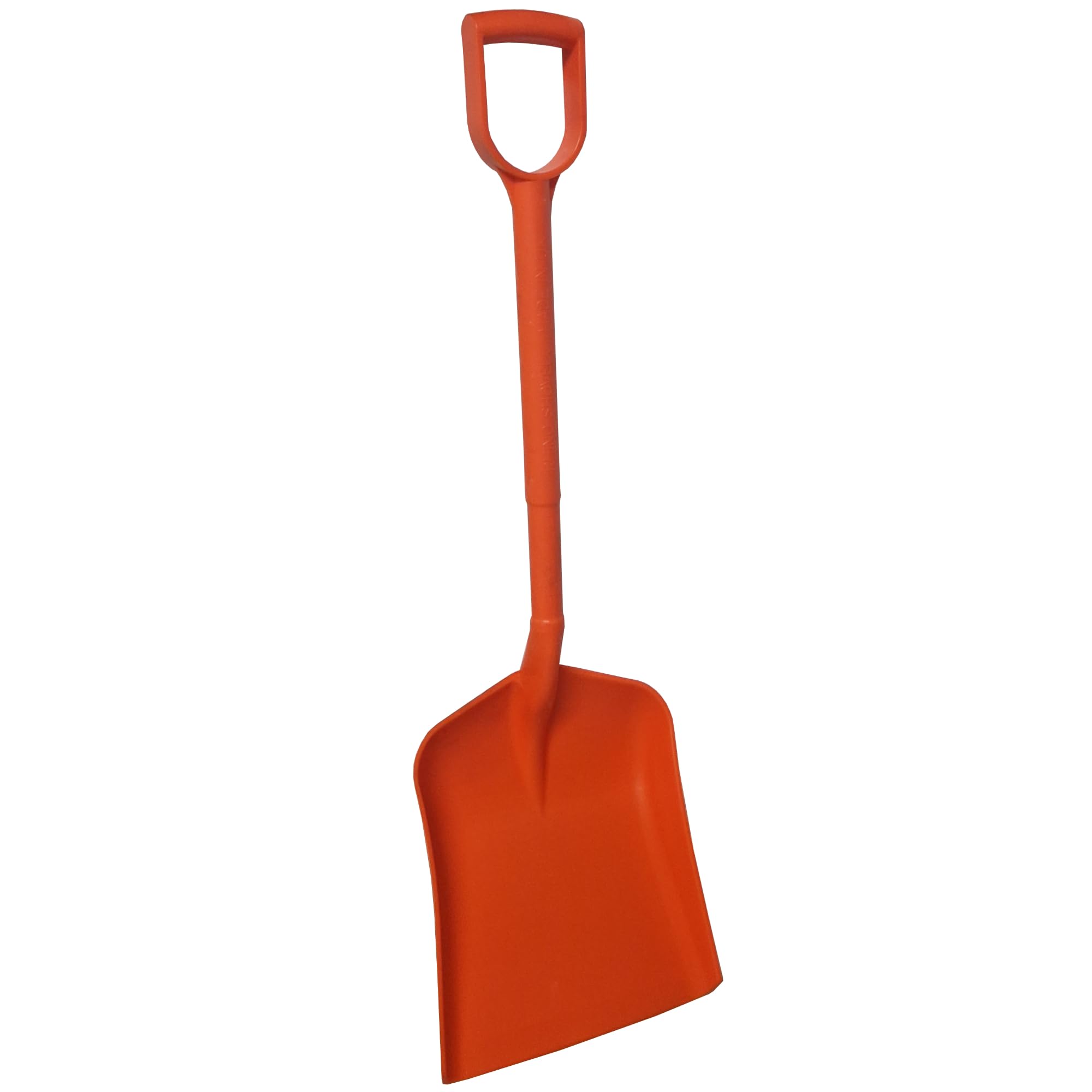 Equestrian Moulded Plastic Stable Horse Muck Plastic Shovel Colour Match Builders Sparkproof Spade - Orange