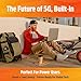 Solis Pro – Mobile 5G Hotspot and Power Bank, Bundle Includes Lifetime Data (12GB Per Year) and 10GB Global Data, Multi-Carrier, Wi-Fi 6E in140+ Countries, No Contract, Portable Internet by SIMO