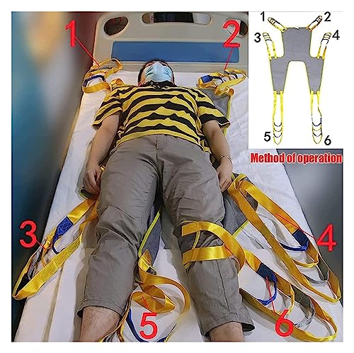 Correa de elevación para evitar dolor lumbar en transferencias de 230 kg 4