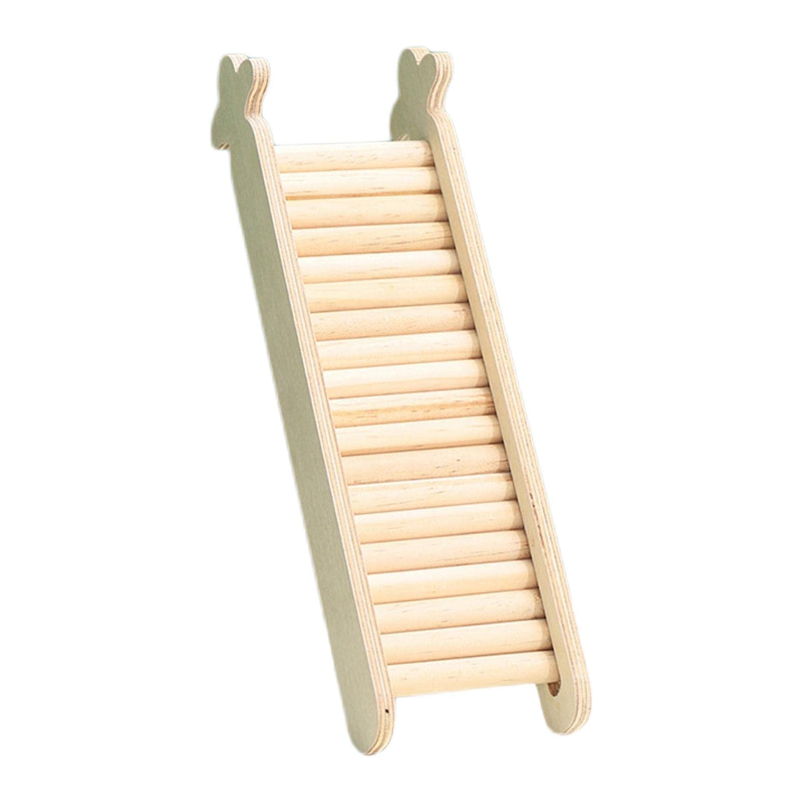perfk Hamster enclosure accessories with climbing ladder, wooden play stand, hideout stand for Syrian hamsters and small animals