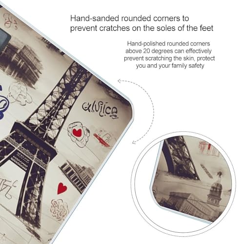 Báscula de Baño Digital Torre Eiffel con Pantalla LCD miniatura 4