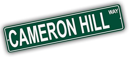 Vista 598 de Ohio Mountains Pick Your Mountain Compatible/repuesto para Ballards Hill United States Mountain Aluminio Metal Tin Street Sign Style decoración