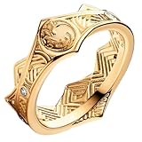 ZURWTCH Fit Women Bracelet Necklaces Fashion Gifts 925 Sterling Silver DIY Jewelry (Games Thrones House of the Dragon Crown Ring number 8)