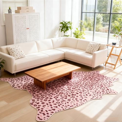 Tapete Decorativo Animal Print Leopardo 140x133 cm miniatura 4