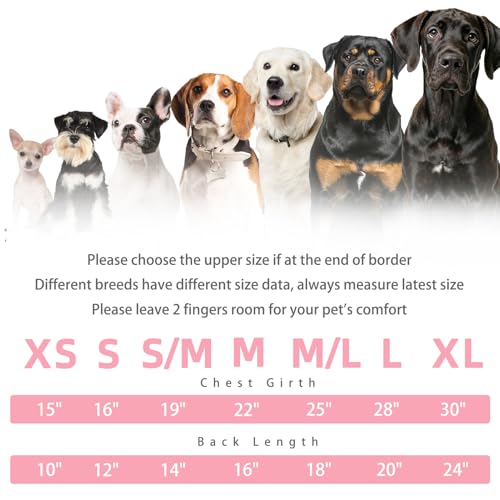 Image of PUPTECK Dog Sweater, Turtleneck Warm Knitted Pullover Coat, Thick Cable Knitwear Clothes in Winter, Pet Apparel Outfits for Small Medium Dogs, for Cold Weather Indoor & Outdoor, Pink M