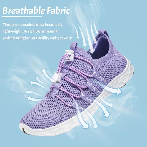 Image of ATHMILE Water Shoes for Men Women Barefoot Hiking Swim River Beach Knit | Adult Lake Pool Aqua Socks Quick Dry for Hiking Surfing Kayaking Sport Accessories Camping Must Haves