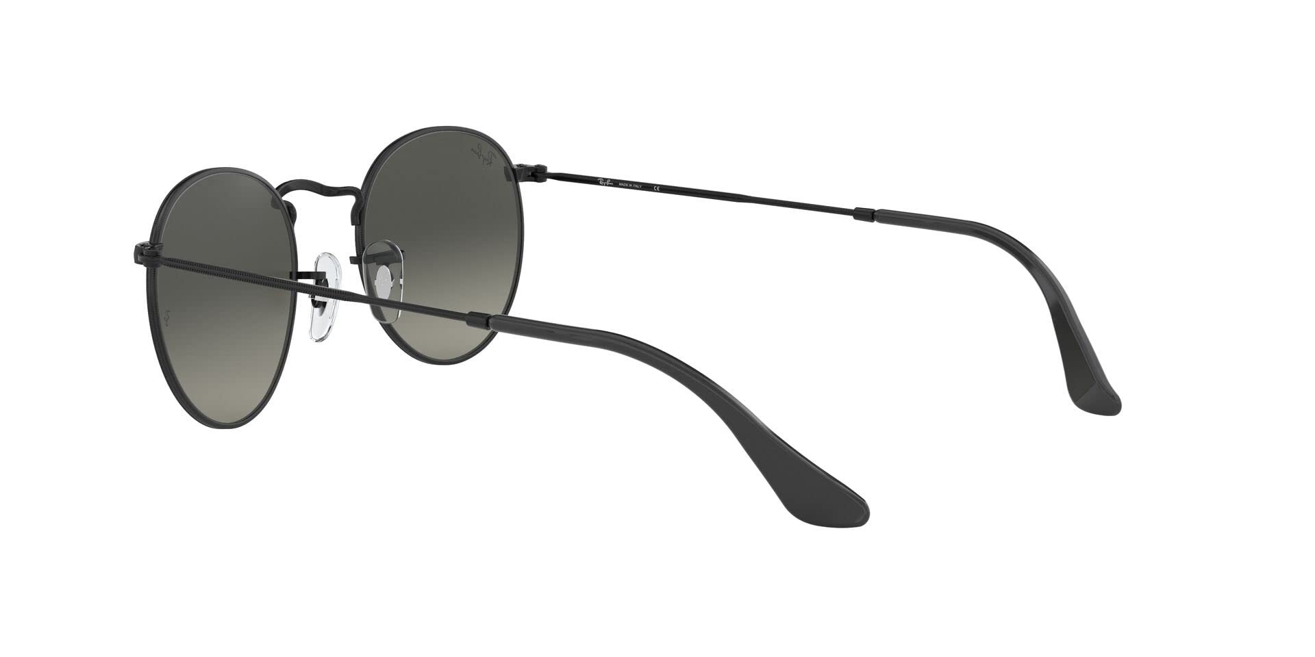 Ray-Ban Unisex-Erwachsene Round Metal RB3447N-002/71-53 Sonnenbrille, Schwarz (Black), 50