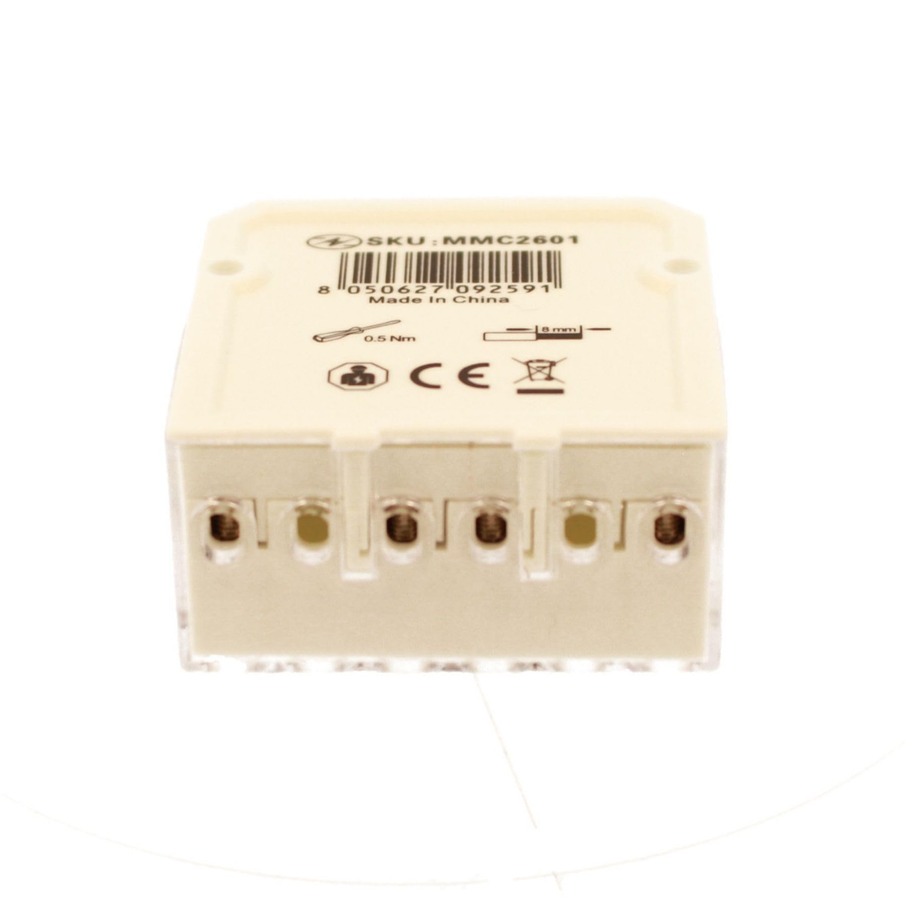 2 Pezzi Relè Passo Passo Elettromeccanico 220V 10A, Step Impulse Relay per Illuminazione, Scatolato Compatto 44X44X22mm, IP20, 1 Contatto NO, Con Circuito Bobina e Contatti Separati