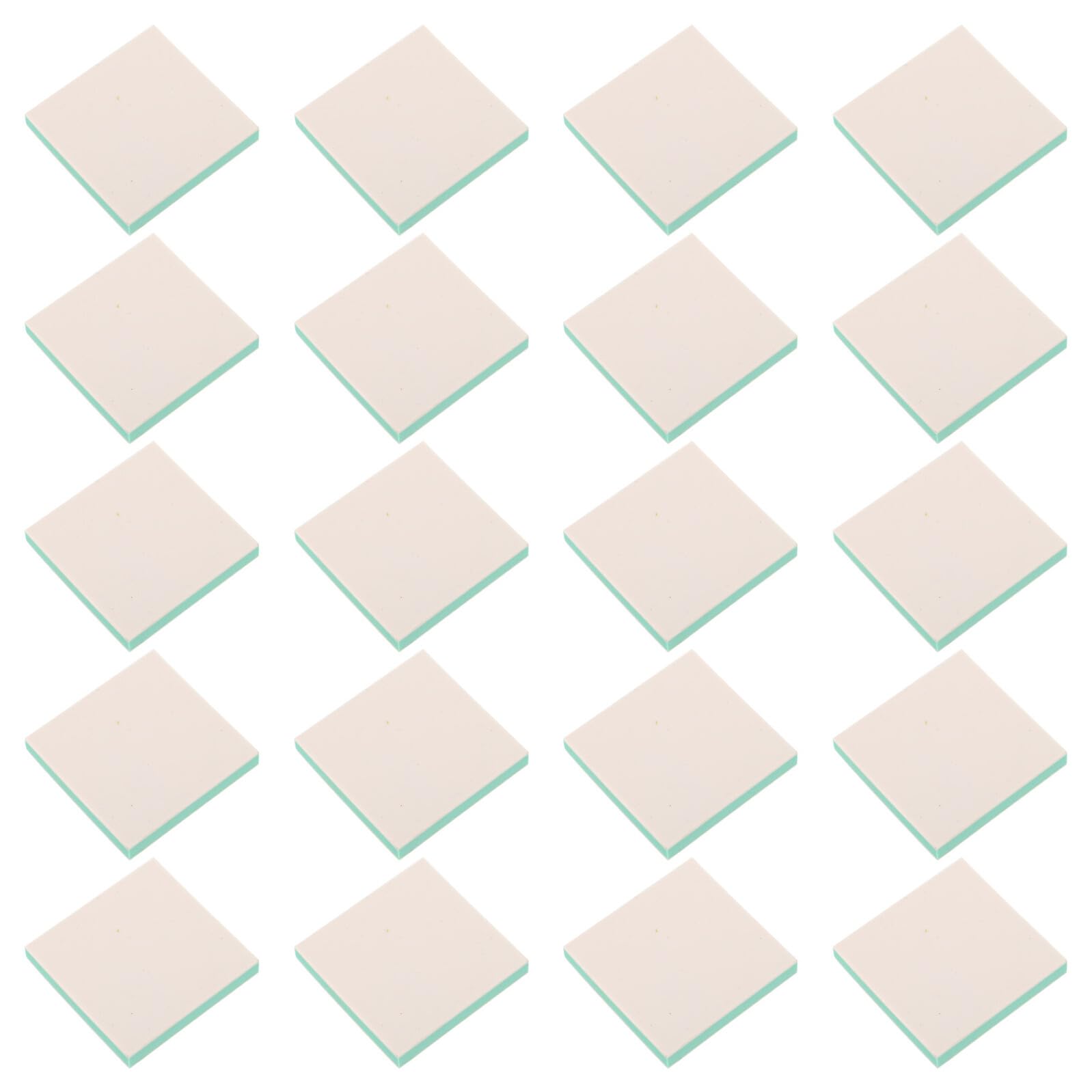 Kit de 24 Bloques de Tallado de Linóleo para Grabado y Estampación, Láminas de Goma de Color Claro y Verde, Herramientas para Manualidades y Arte de Impresión