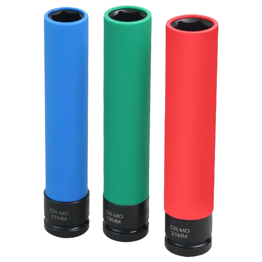 Jnchdghwa As Shown Extra Long For Impact Lug Nut Socket With Protective Sleeves 1/2Inch Square Tire Lug Nut Socket For Impact Wrenches Lug Nut Socket