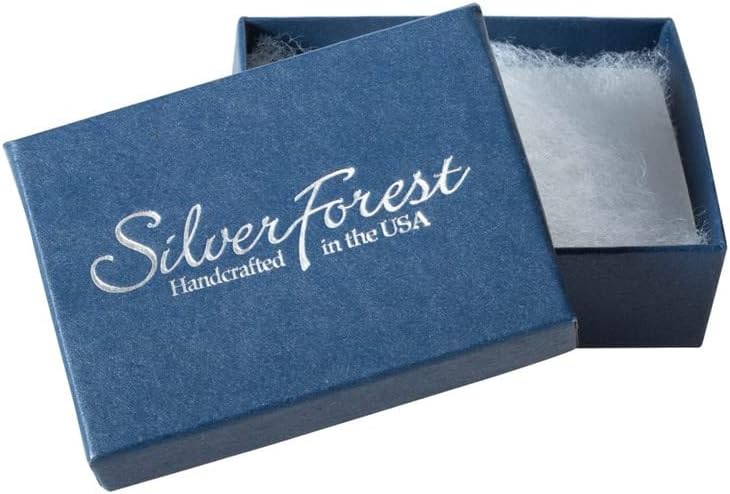 Silver Forest Flower Textured Tear with Wisp and Ameythst Drop NE-1912B - Image 4