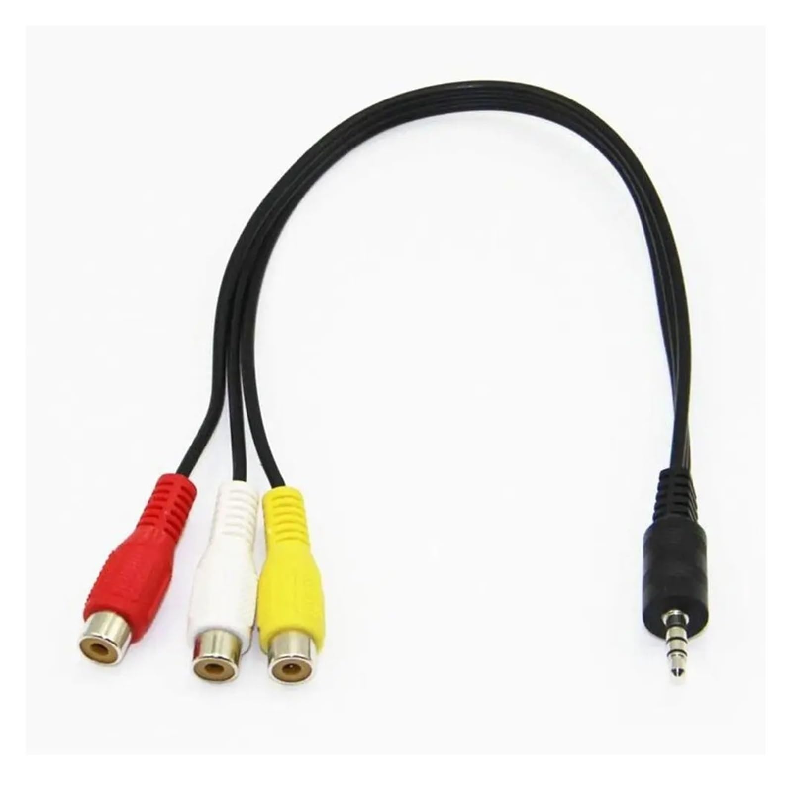 3,5 mm do 3 RCA AV Cable 4 bieguny TRRS Male to 3RCA Male Gold Plated Stereo Audio Video Cord for TV DVD Projector Camcorder 1,5 m/5ft