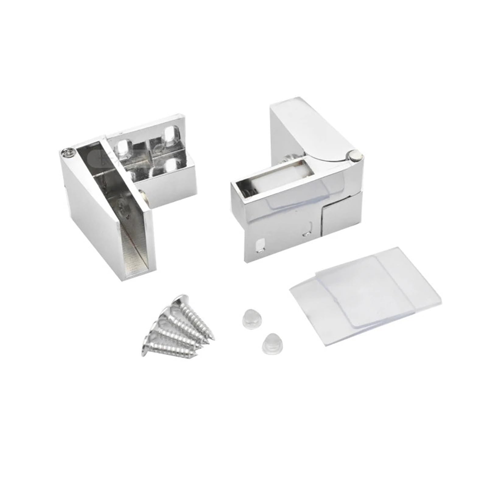 4 Pack Wine Cabinet Hinge Glass Display Retail Door Hinges for Glass Door