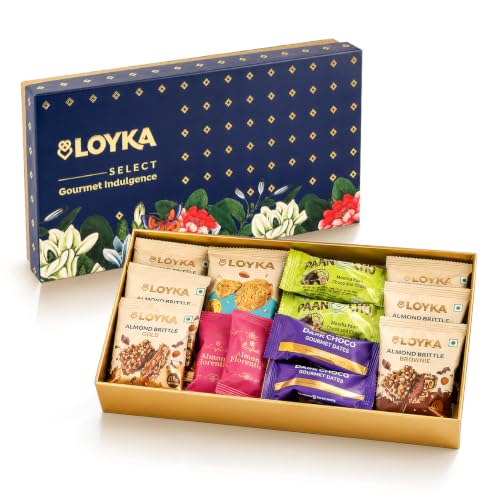 Loyka Bageecha Diwali Gift Box with 13 pcs - Assorted Premium Cho...