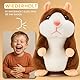 Retoo Sprechende Hamster Wiederholt Talking Plüschtier Elektronische, Lustige Kinder Stofftiere,Record Spielzeug Interaktives für Baby Kinder Kids, Early Learning, Geburtstagsgeschenk
