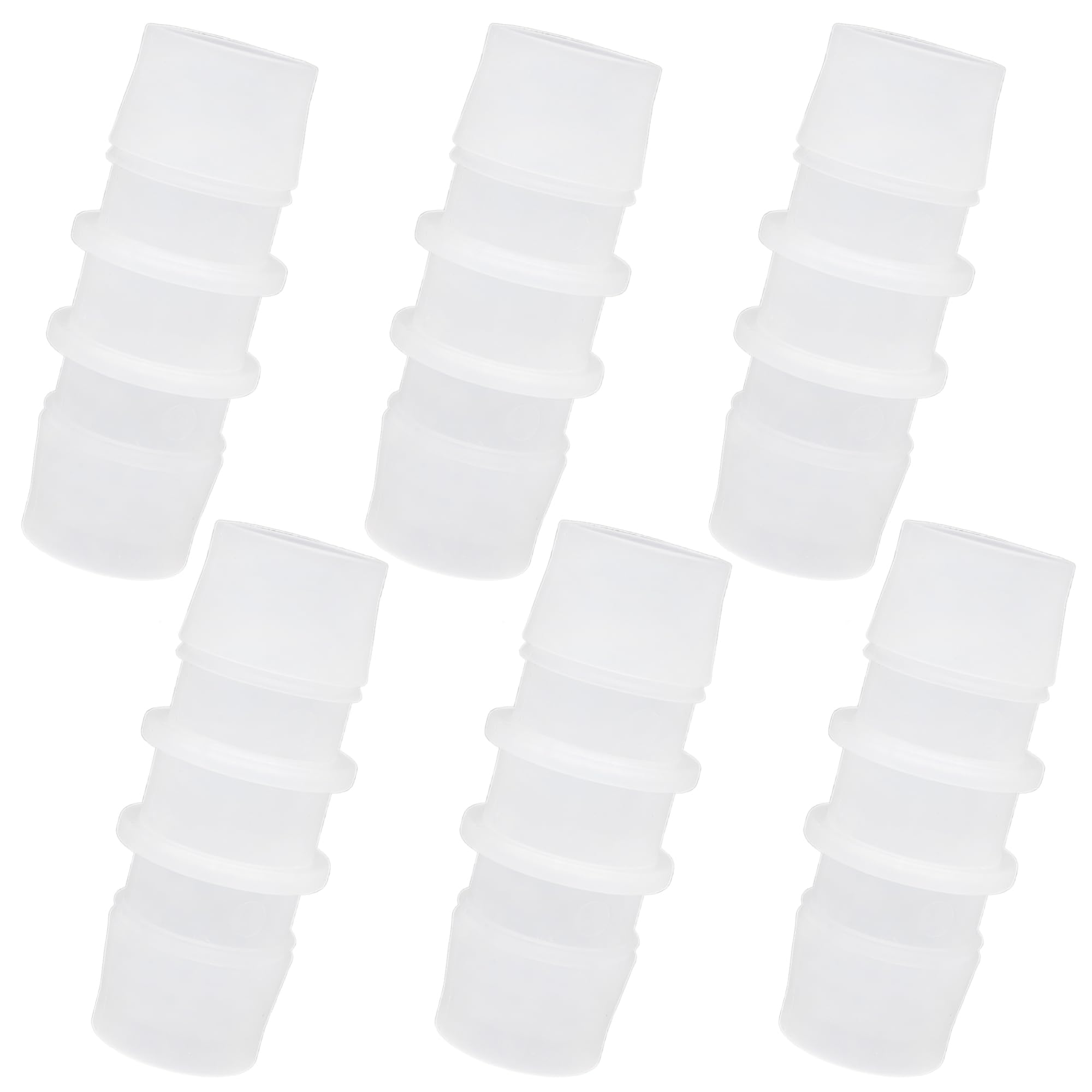 Raccordo a barretta per tubo in plastica, 3/4" x 3/4", connettori per tubi, giunzione spinato per giunzione di rammendo, 6 pezzi