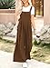 Dokotoo Womens Casual Loose Overalls One Piece Sleeveless Jumpsuits for Women Stretchy Wide Leg Loose Fit Adjustable Straps Long Pant Rompers Jumpsuit with Pockets Small Coffee