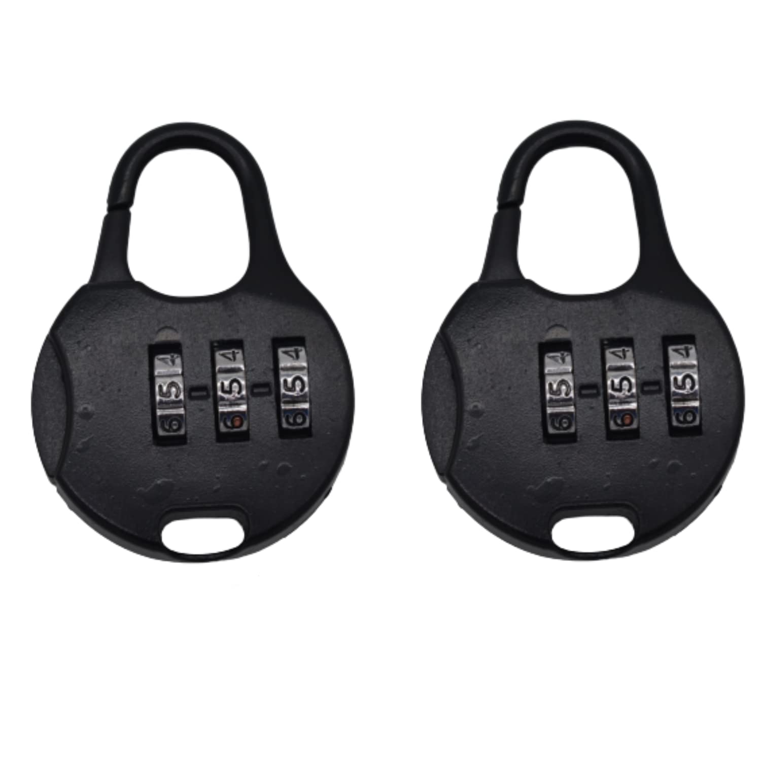 SYGA 3 Digit Combination Padlock Black Number Luggage Travel Code Lock - Pink — Amazon image 3