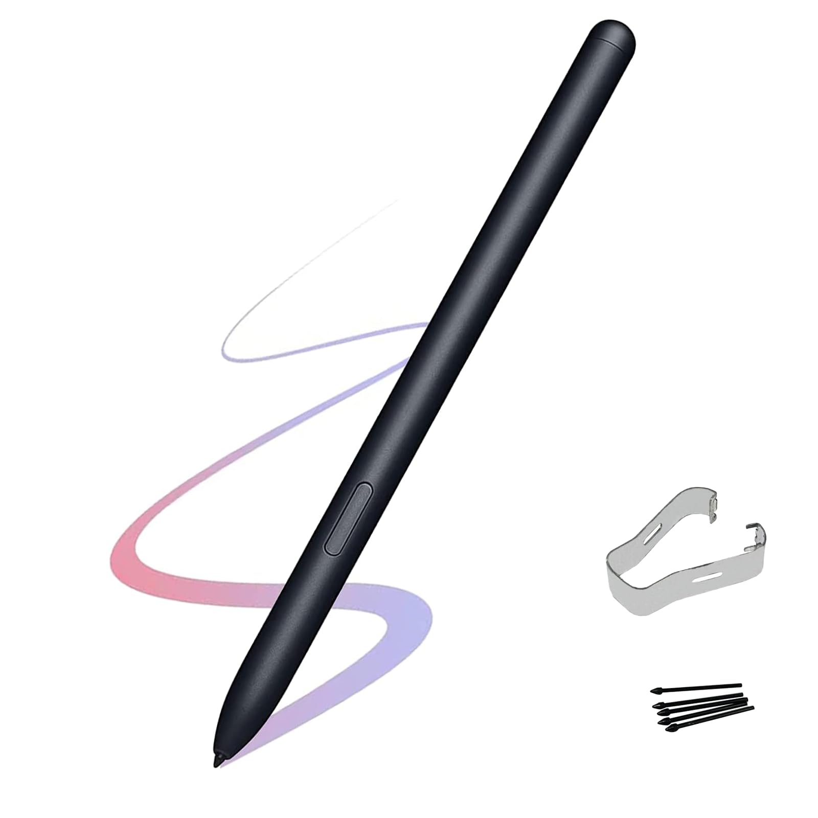 S Pen para Galaxy Tab S7 negro, lápiz de repuesto sin Bluetooth con puntas intercambiables 6