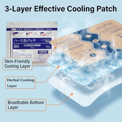 BUPRL 14Pcs Pain Relief Patch, Herbal Cold Patches for Knee, Back, Neck, Shoulder, Joints & Muscles, 8-Hour Long Lasting Soothing Strips — view 2
