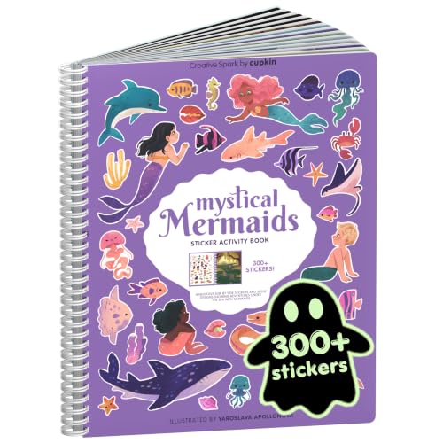 Cupkin Mystical Mermaids Coloring & Sticker...