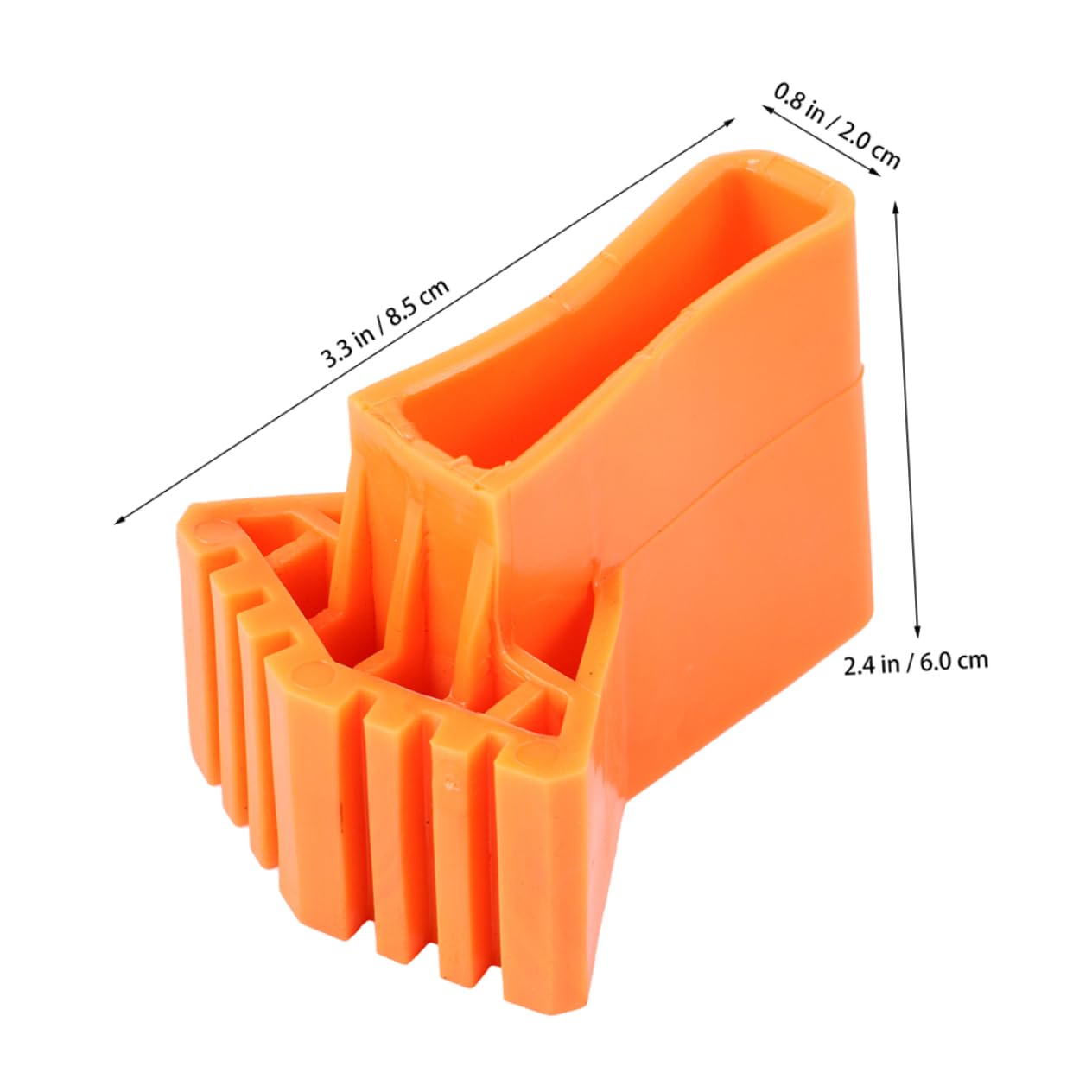 2 Set Tappetino Antiscivolo Pastiglie Scala Ladder Scala Pieghevole Gambe Della Scala Accessorio Per La Casa Piedini in Gomma Tappetino Gomma Da Cancellare Arancia 8 Pezzi * 2