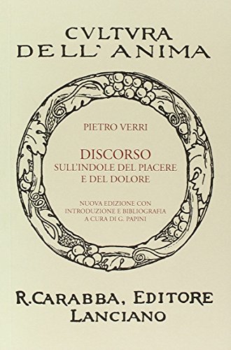 Discorso sull'indole del piacere e del dolore