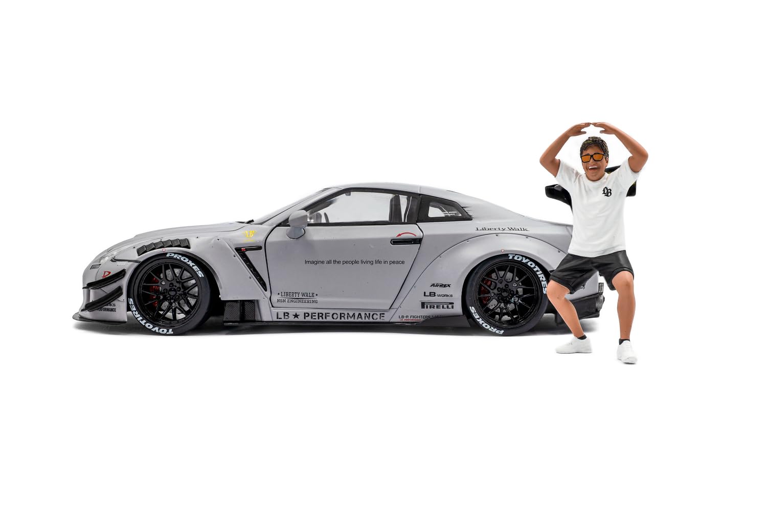 SOLIDO S1805821 1/18 Nissan GT-R (R35) Liberty Walk Body Kit Type