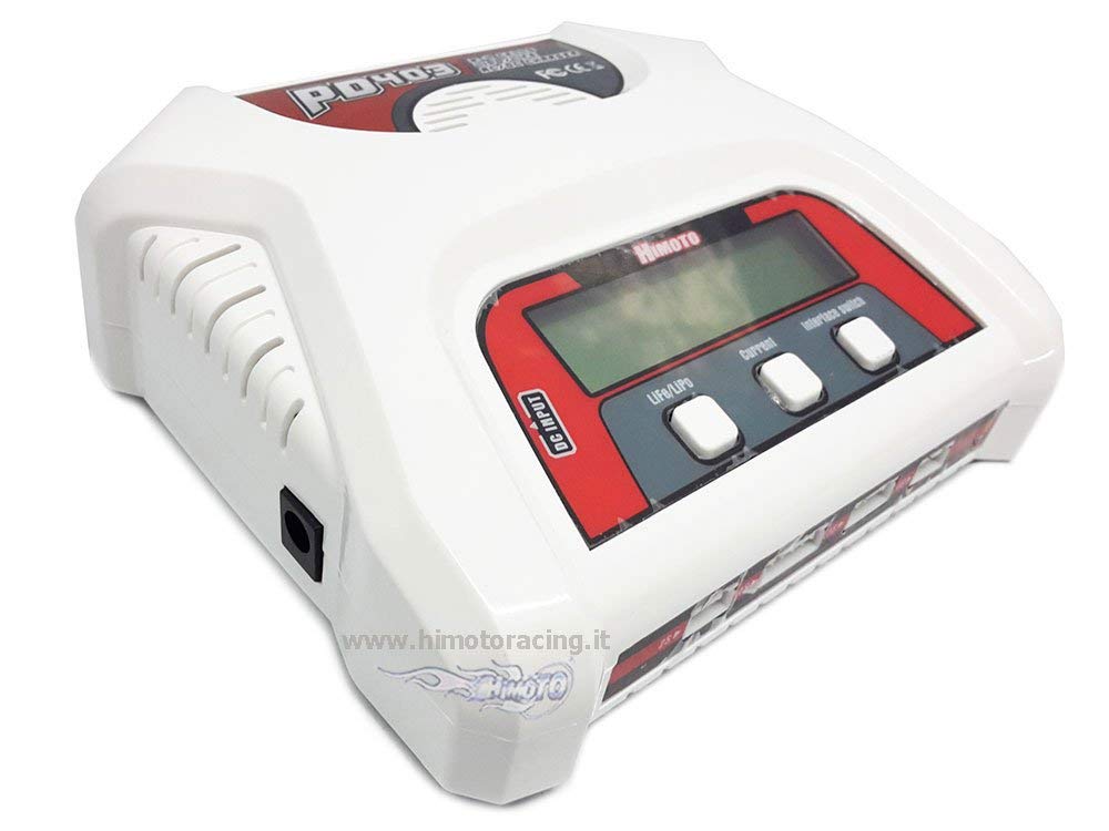 HIMOTO Caricabatteria Professionale con bilanciatore di Celle Lipo Life PD403 2-3-4 Celle 220V – 12V