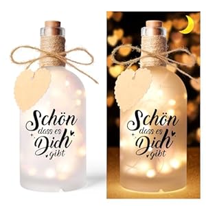 Yiksunmy ZH153 Stimmungslicht Flaschenpost Geschenk