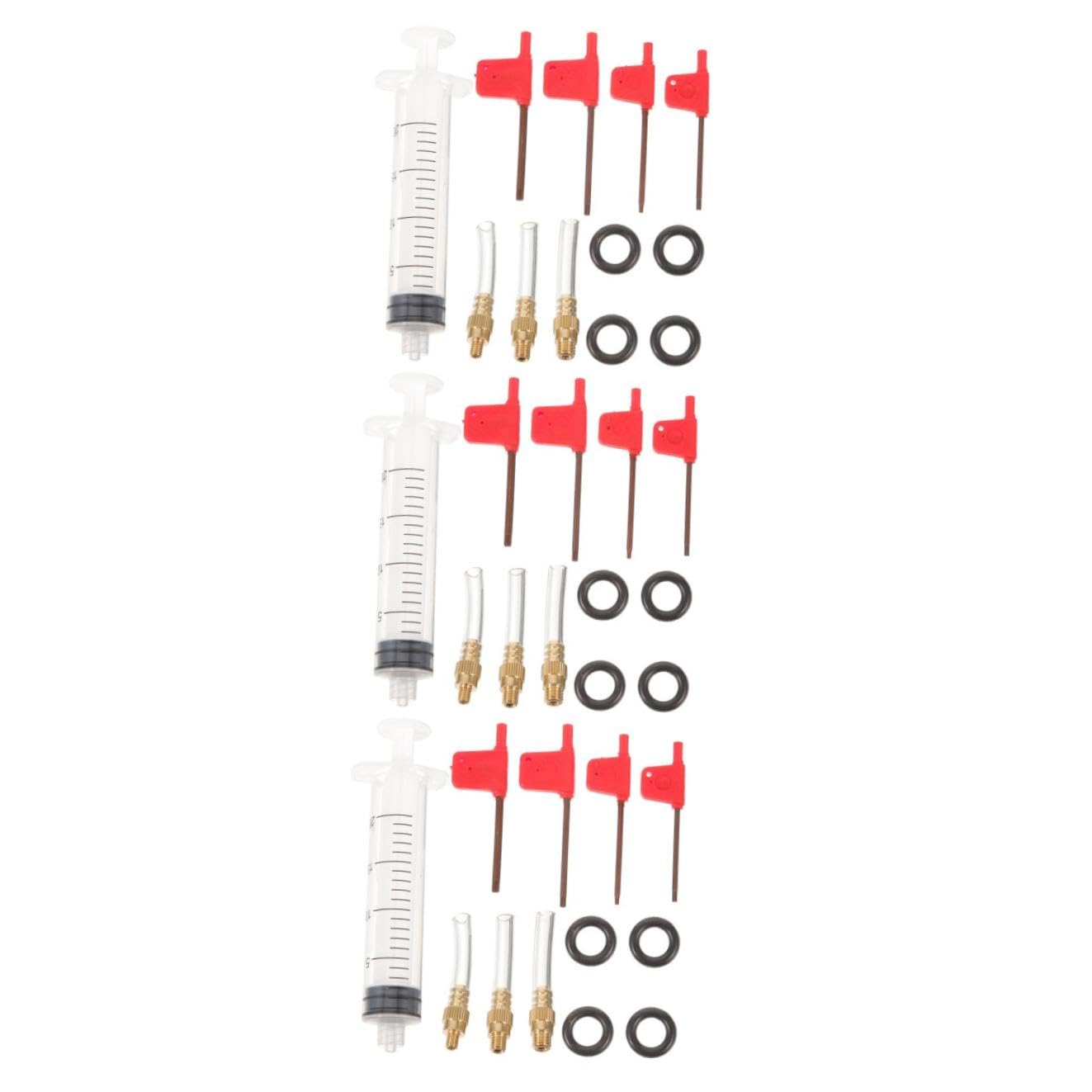 Abaodam 3 Ensembles Kit de Purge de Freins pour Vélo Outil Portable de Réparation Freins avec Injection Huile