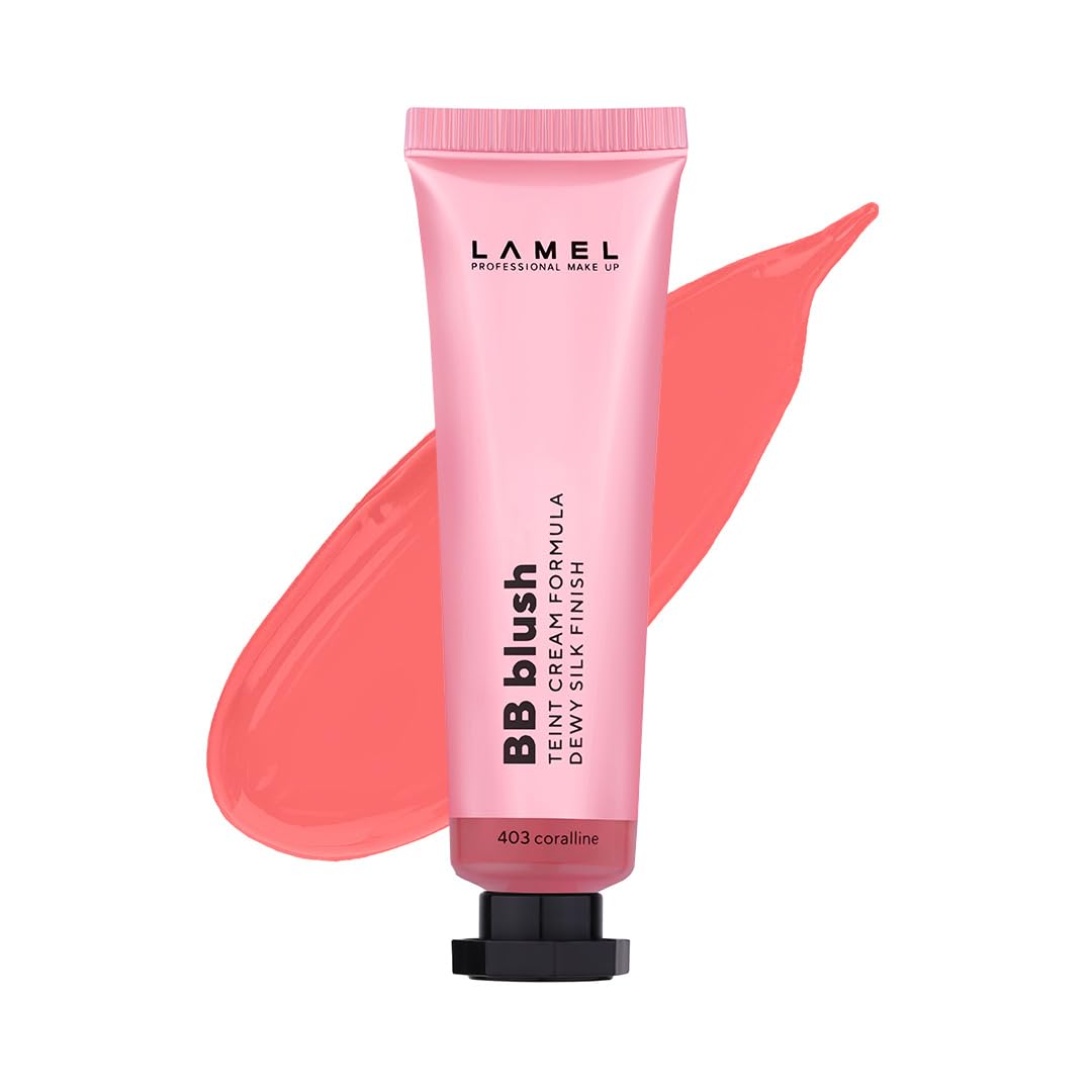 Lamel- Bb Blush-403 Coralline | creamy texture | lightweight formula |buildable and blendable | long-lasting |10Ml-image-21