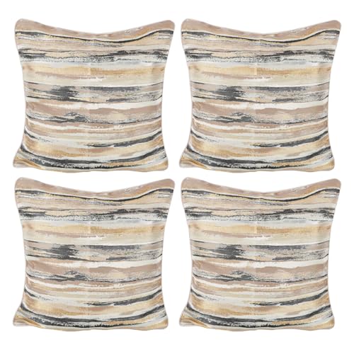 Housses de coussin en polyester doux Jiawu (lot de 10) pour déco salon style ferme - 4