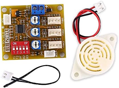 2-Kanal PWM Treibermodul DC 8-60V - Lüfter Temperaturregler Mit Display