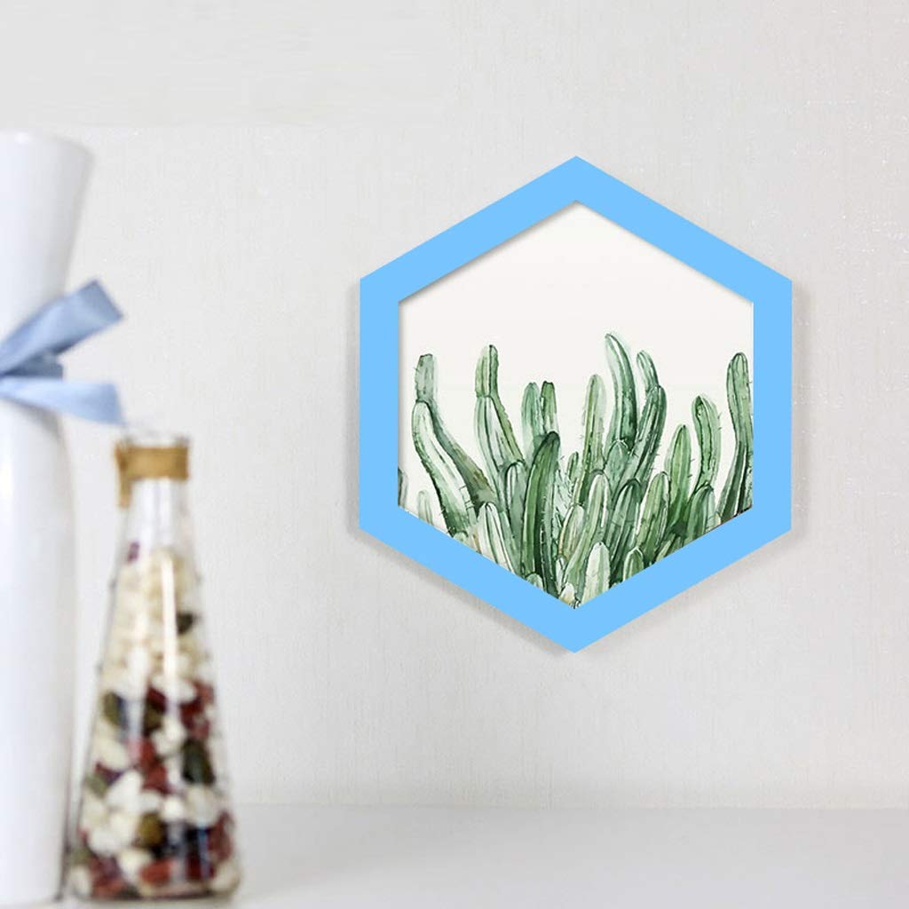 Cadre photo polygonal WJNY et kit de galerie murale pour salon en 7 tailles