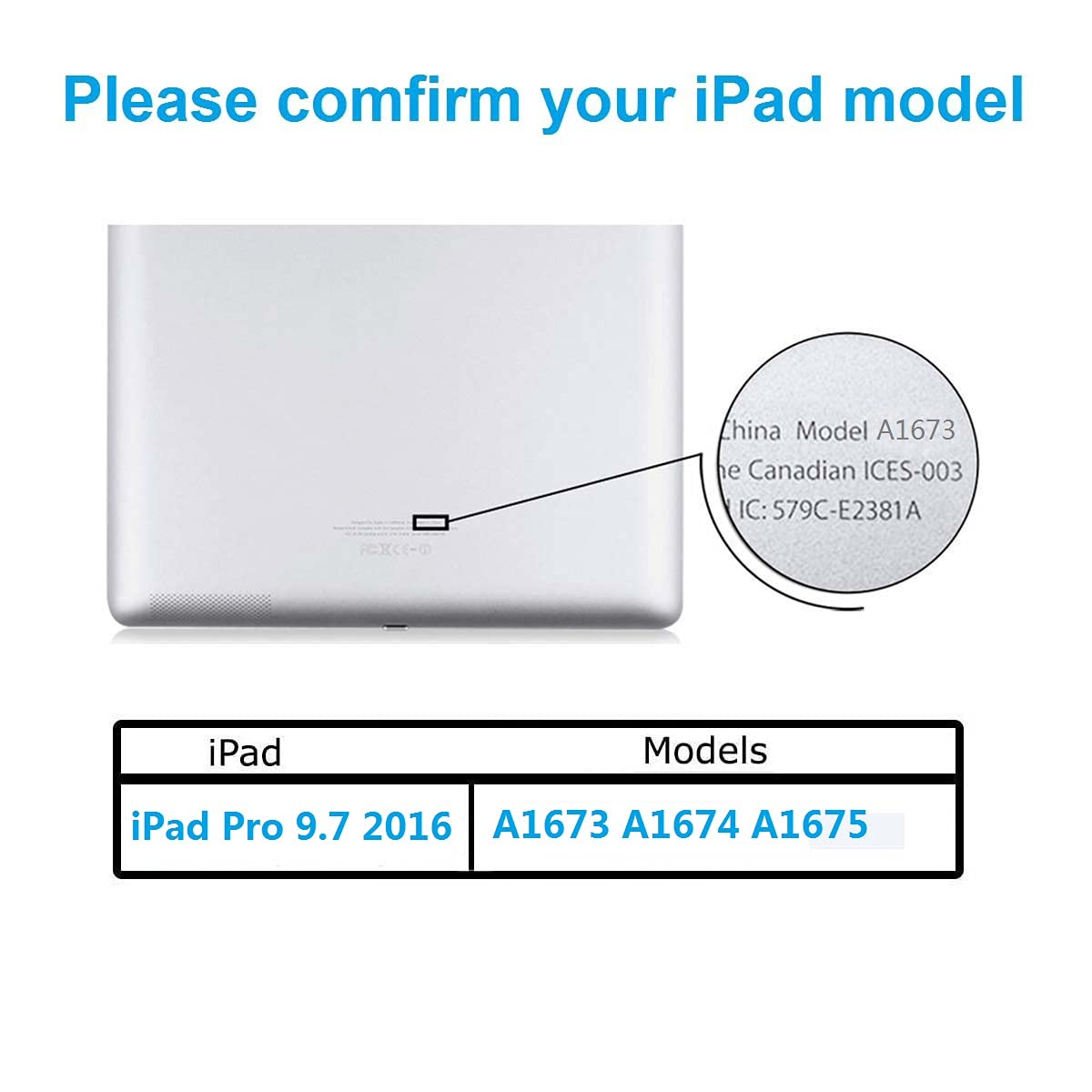 Ersatz-Touchscreen für iPad Pro 9,7 Zoll (9,7 cm), Glas (nicht LCD) Modell A1673 A1674 A1675 mit Werkzeugreparatur-Set.