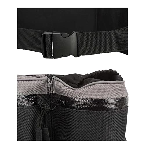 Trixie 3237 Dog Activity Hüfttasche Baggy Belt, Gurt: 62–125 cm, schwarz/grau