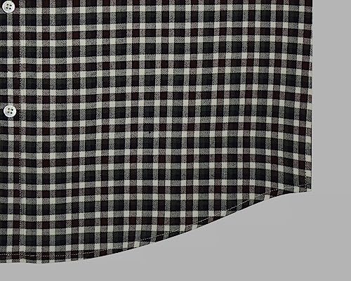 Image of GHPC Cottswool Winter Wear Woolen Gun Club Checks Full Sleeves Regular Fit Formal Shirt for Men