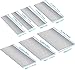 Breezliy 2100 PCS Brad Nails 7 Sizes multi-Length Galvanized Straight Finishing Nail,Each specification has an independent sponge anti-collision packaging