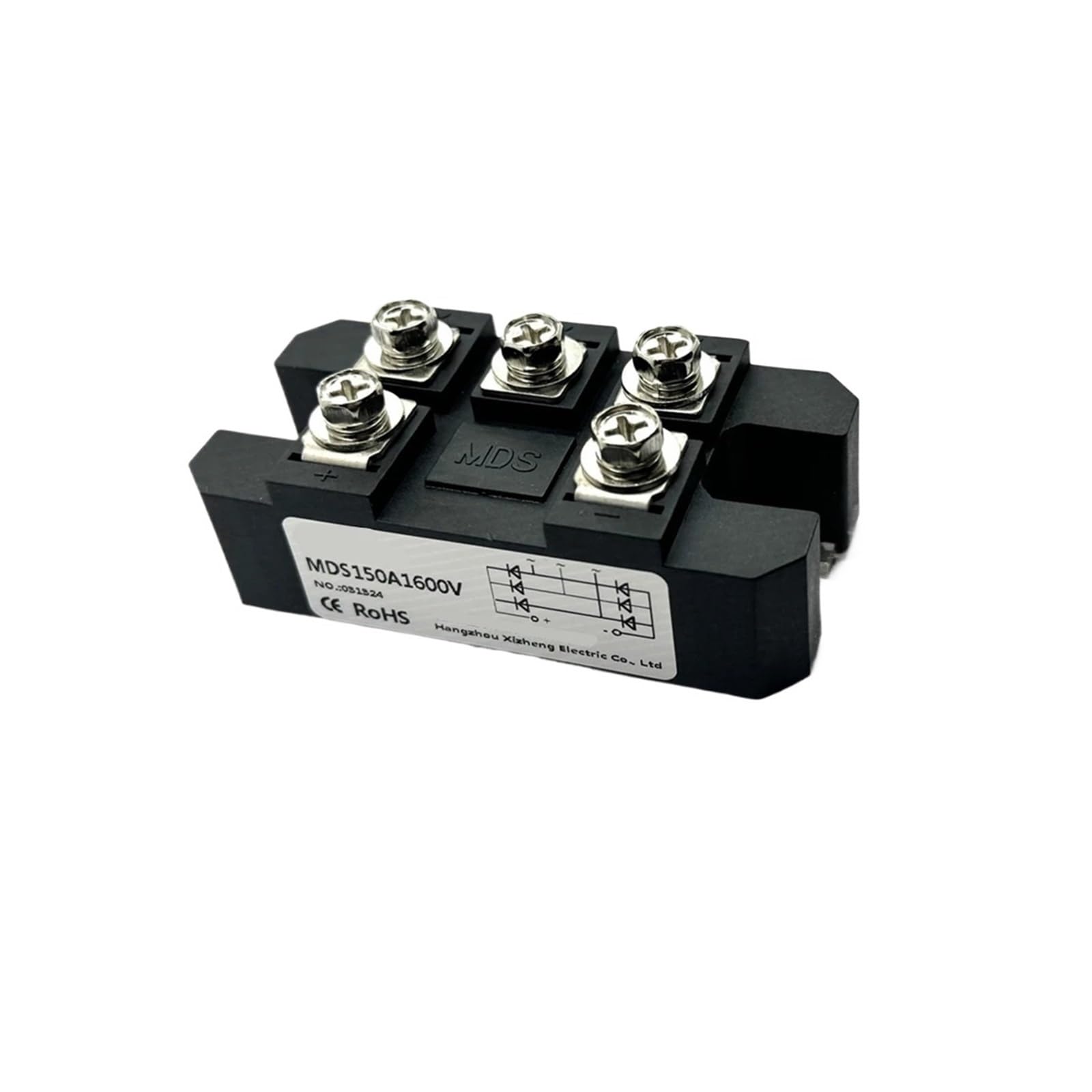 CLBSWYEJK MDS60A 75A 90A 100A 120A 150A 1600V Three-phase Rectifier Module MDS100-16 AC/DC 50A 1600V 3-Phase Diode Bridge Rectifier module(MDS100A-1600V)