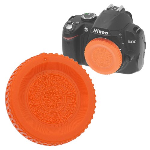 Fotodiox Designer Body Cap for Nikon F (Orange)