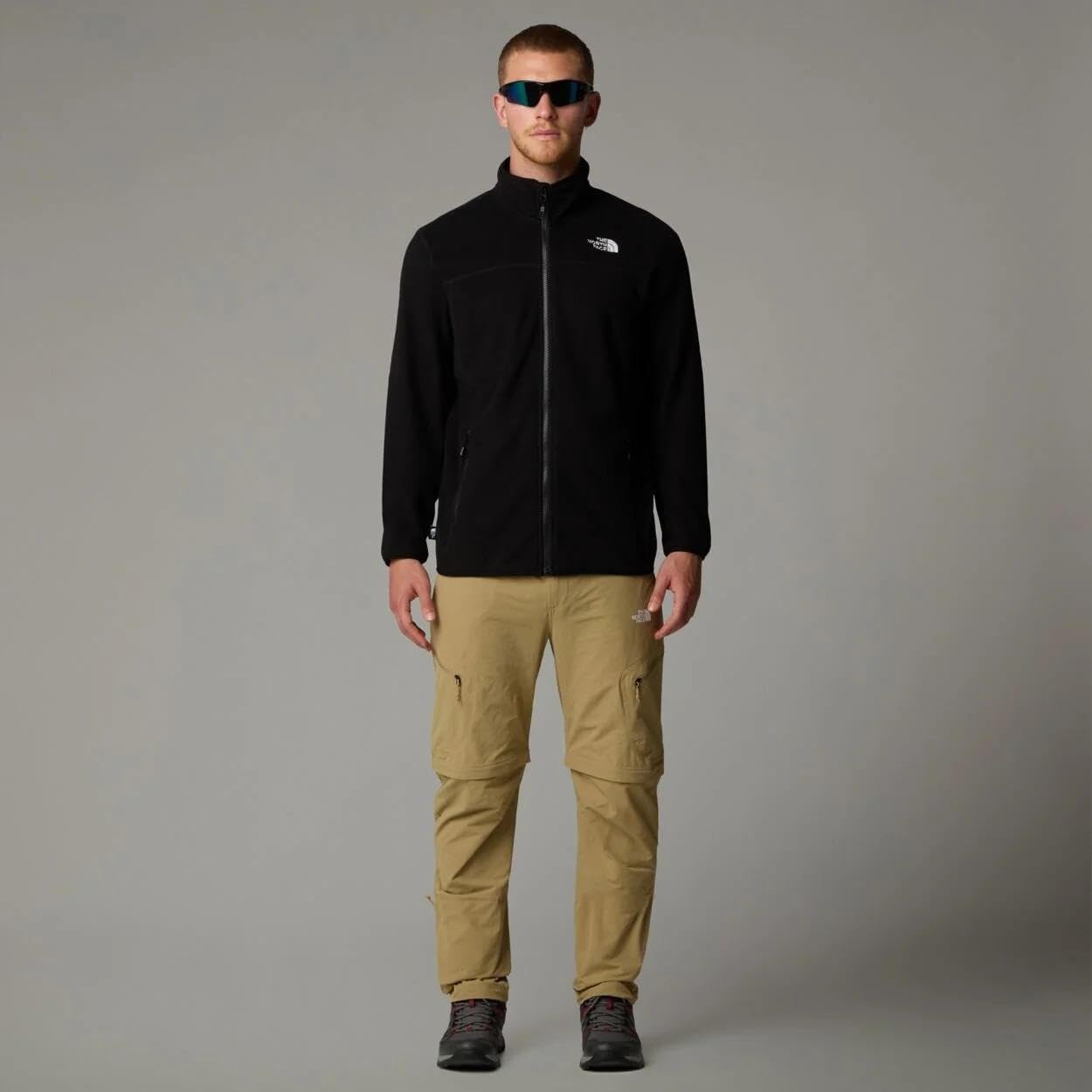 THE NORTH FACE Men’s 100 Glacier Full Zip - Eu Sweatshirt Homme (lot de 1)