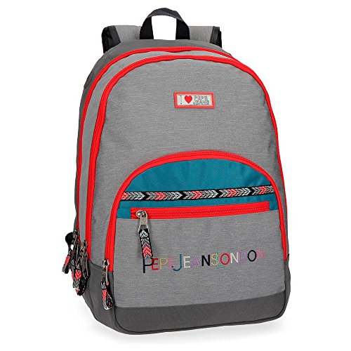 Mochila Pepe Jeans Katia doble compartimento adaptable a carro