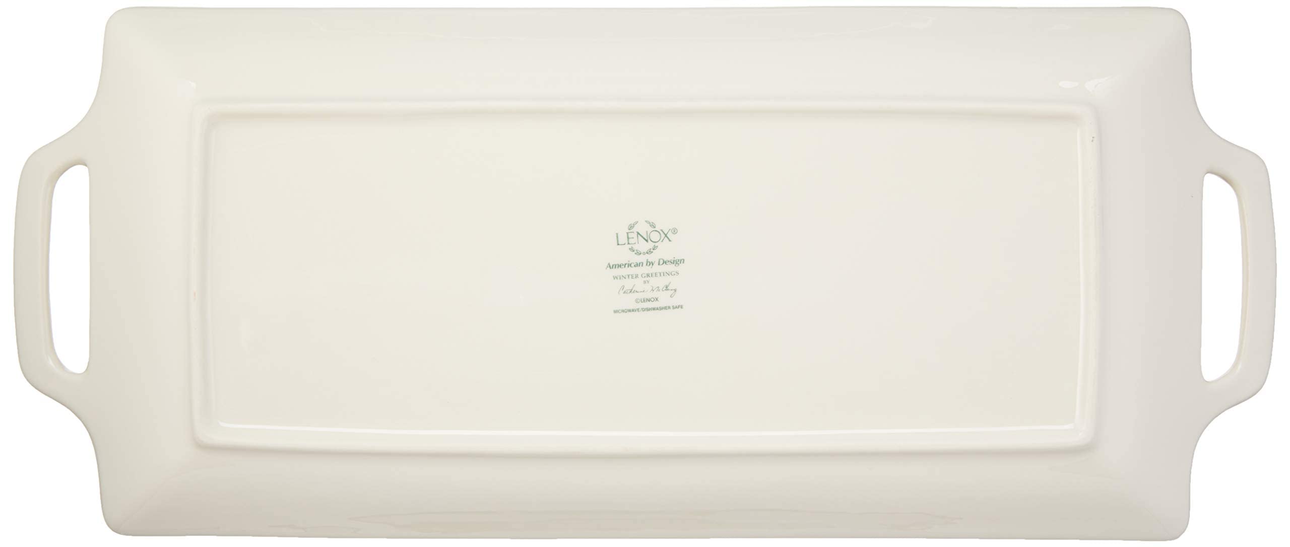 LENOX 880134 Wintergrüße Hors D'Oeuvre Tablett, Weihnachten & Urlaub Gastgeber