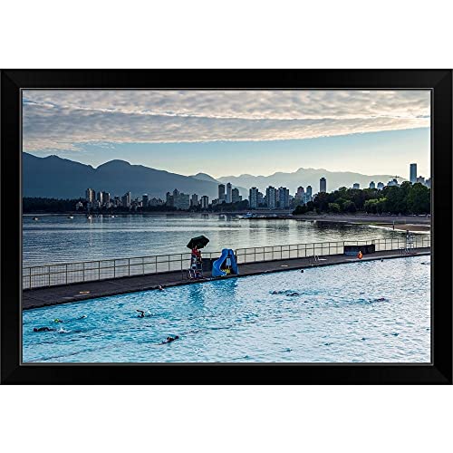 CANVAS ON DEMAND Kitsilano Pool, Vancouver, British Black